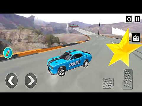 #6 Crazy Police Car Stunt Game// कार गेम// Car Games// Best Games// Android Gameplay