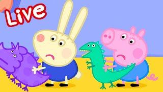 🔴 Peppa Pig SEASON 2 LIVE! 🎬  FULL EPISODES 🍿 Adventures with Peppa 🌟 Kids Cartoons 🔴