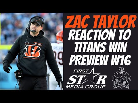 Bengals Head Coach Zac Taylor | Reaction to Titans Win & Previewing Week 16 vs the Browns