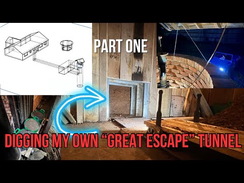 Great escape tunnel dig “Dave” from bunker part one