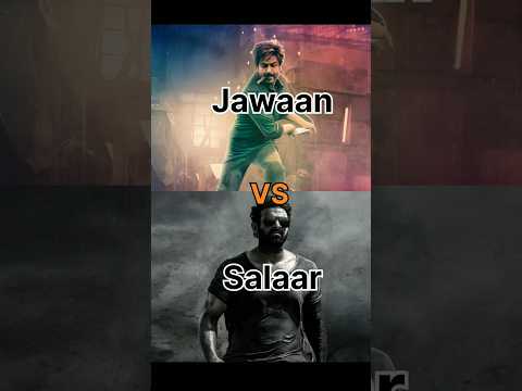 Jawan vs Salaar 6 Days All India BOC Comparison || #salaarboxofficecollection #prabhas #srk #jawan