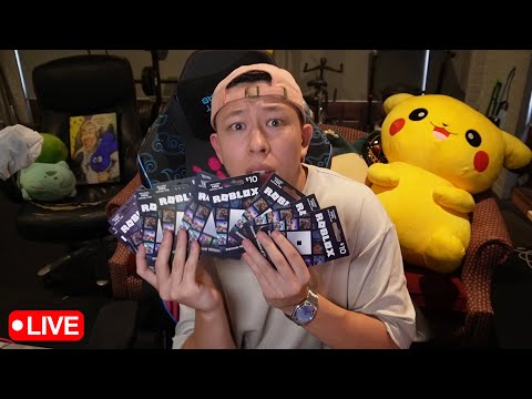 i got given roblox gift cards, so i gave them to viewers