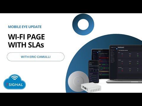 Mobile Eye Wi-Fi Page with SLAs