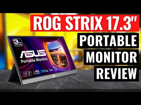 Rog Strix XG17AHPE 17.3" Portable Gaming Monitor Review 2025