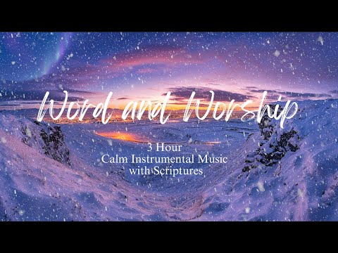 Northern Lights Ambiance with Healing Scriptures, Winter Music for Studying, Relaxation & Peace