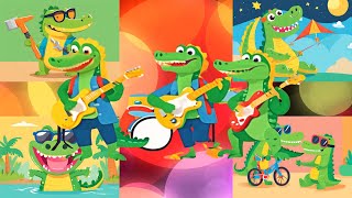 The Kind Crocodile - By the reptile band the "Foghorns" #kidsmusicvideo #kidsvideosong #musicforkids