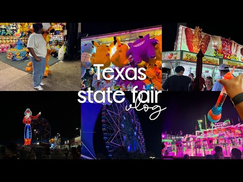 STATE FAIR of TEXAS 2024 VLOG | Trying New Food, Vibes, Games & More