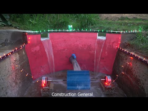 Build mini hydroelectricity with three powerful units | Free clean energy