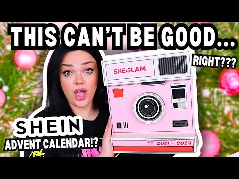 SHEIN ADVENT CALENDAR!? Negative Value!? WHY DO I LIKE IT!? | Sheglam Advent Unboxing