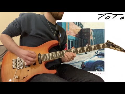 TOTO - Can't Stand It Any Longer (Guitar Cover)