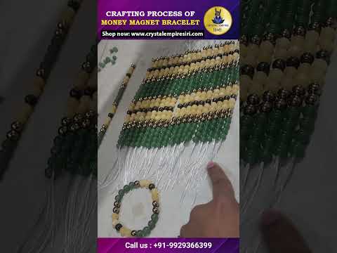 Crafting Process Of Money Magnet Bracelet  #shorts #new