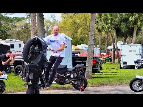 Daytona Bike Week Swap Meet & Stunt Riders