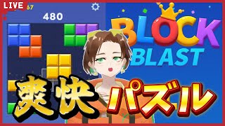 【Block Blast】　寝れない人からおはようの人まで。話題のやつしよう。　 #ブロックブラスト #Block Blast #ゼリーテトリス #Ballz