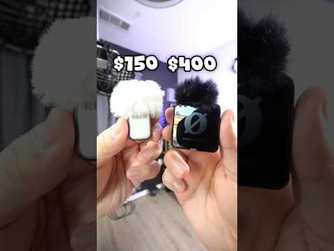 $150 mic vs $400 mic (sound test 🎧)