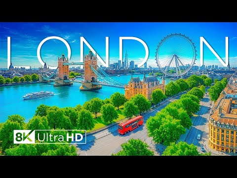 London 8K UHD - Iconic Landmarks and Timeless Charm with Soothing Music - 8K Video Ultra HD