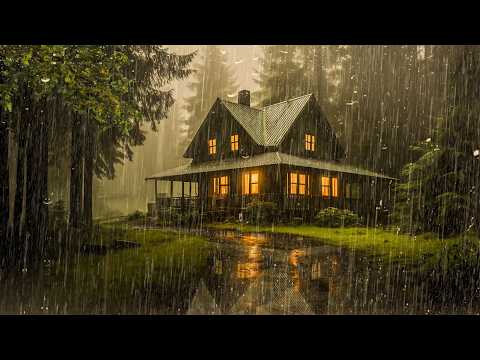 Fall Asleep With The Soothing Sounds Of Rain And Thunder | Rain Sounds for Sleeping - for Insomnia