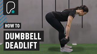 COMPOUND EXERCISES - How to do a Dumbbell Deadlift