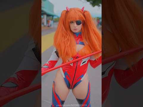 Neon Genesis Evangelion cosplay Asuka Japan Expo #shorts