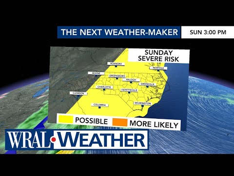 North Carolina Forecast: 70s and 80s on tap before storm chances this weekend