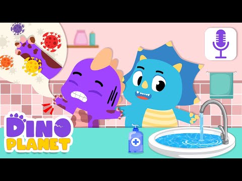 Tom refuses to wash his hands | Bedtime stories | DINO PLANET