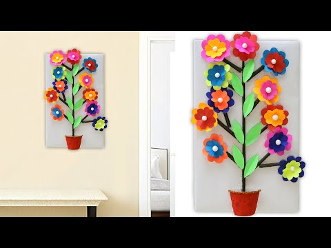 DIY: Paper wall hanging crafts | How to Make Paper Wall Hanging Very Easy And Simple !