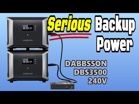 Budget-Friendly, Versatile, Full-Featured:  DABBSSON DBS3500 240V Split-Phase Solution