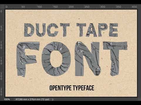 Duct Tape Font