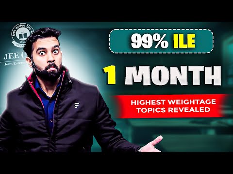 JEE Mains Hack EXPOSED: Study 7 Topics, Chill 23 Days, Still Get 99 Percentile! 😂🔥