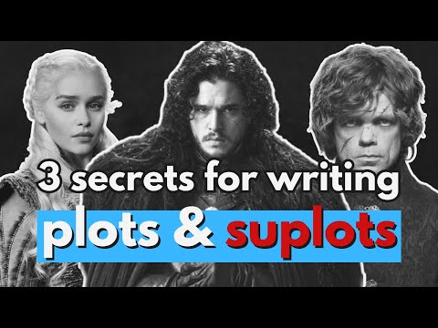 How to Write PLOTS & SUBPLOTS Like Bestsellers (Writing Advice)