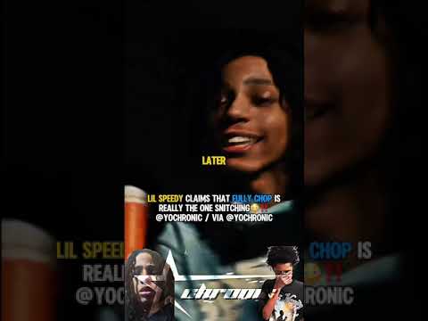 #lilspeedy claims that #fullychop is really the one snitching #yochronic #shorts #viral