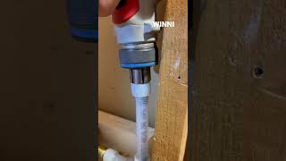 Best type of plumbing. PEX-A expansion tool. #shorts #youtubeshorts #diy