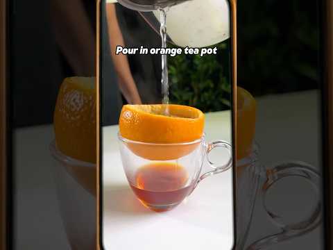 Viral orange tea from @GreatIndianAsmr