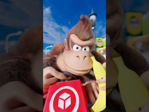 Mario Kart - Sonic vs Donkey Kong  #mario #sonic #donkeykong