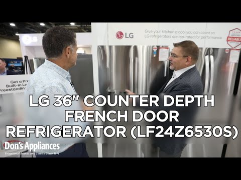 LG 36" Counter Depth French Door Refrigerator | ZERO CLEARANCE | (Model # LF24Z6530S)