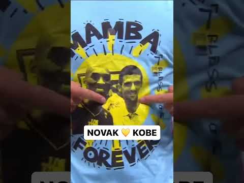 Novak Djokovic paid tribute to our beloved No 24 Kobe Bryant after winning his   th major singles to