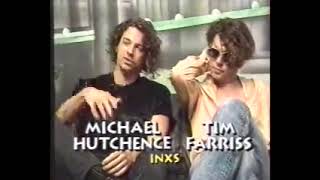 INXS - Michael Hutchence and Tim Farriss interview about Live Baby Live Live Album (1991)