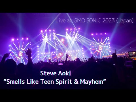 Steve Aoki “Smells Like Teen Spirit 〜 Mayhem” Live at GMO SONIC 2023 (Japan)