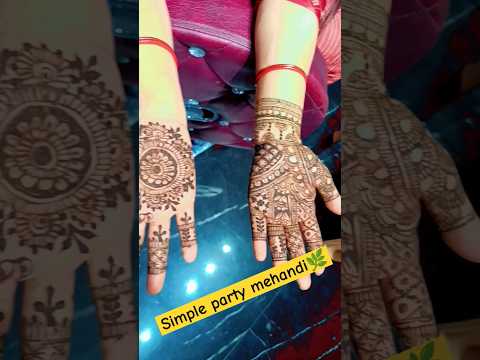 simple mehandi pattern।easy mehandi design 🌿#shortvideo #hennapattern#मेहंदी_डिजाइन #mehandi #shorts