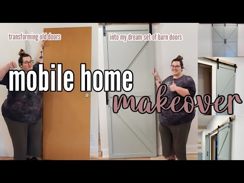 COMPLETELY TRANSFORMING OUR MOBILE HOME | mobile home entry way makeover | ep. 17