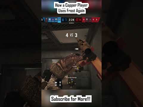 How a Copper Player Uses Frost Again #r6s #rainbowsixsiege #gaming