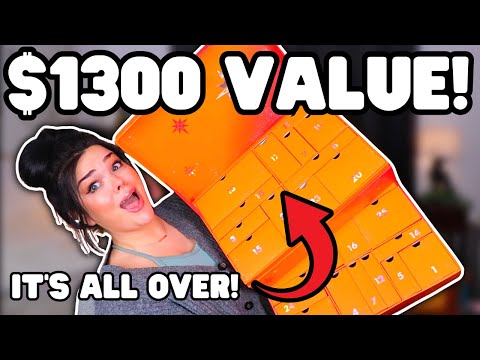 CRAZY FINAL $1300 ADVENT UNBOXING! | Sephora UK Advent Calendar Unboxing