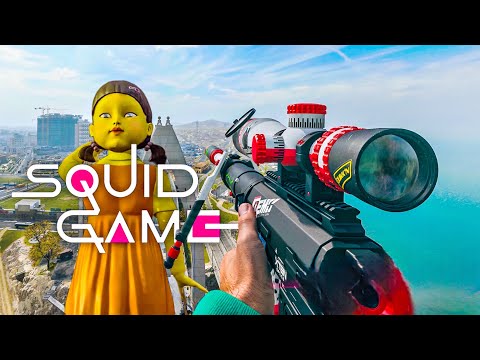 CALL OF DUTY: WARZONE SQUID GAMES SNIPER GAMEPLAY! (NO COMMENTARY)