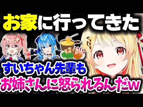 星街宅でチーズフォンデュを食べてきた話をする奏ちゃん【ホロライブ切り抜き/音乃瀬奏/星街すいせい/姉街/さくらみこ/轟はじめ/ReGLOSS/DEV_IS】