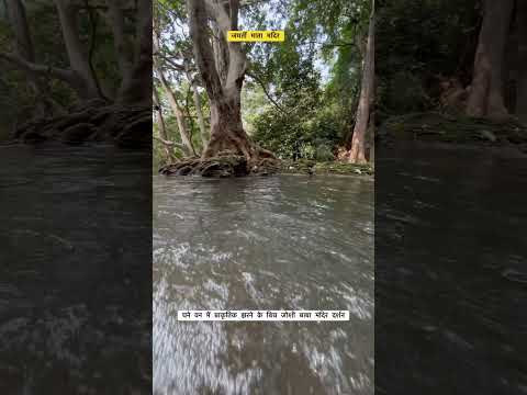 #झरने के बिच #चट्टान के निचे स्थिर जोशी बाबा मंदिर#omkareshwer_jyotirling _boat_raid #omkarboats