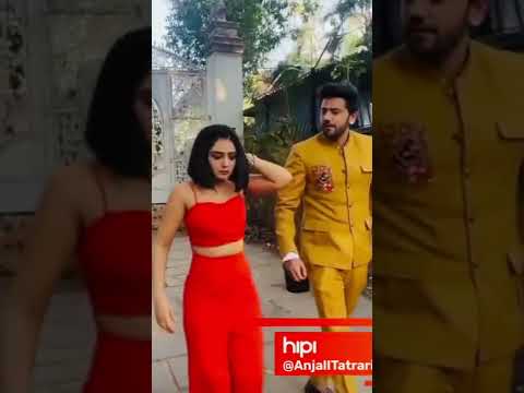 |Tere bina jiya jaye na|anjali Tatrari and romil chaudhary funny offscreen video 🤣|kon hai voh|