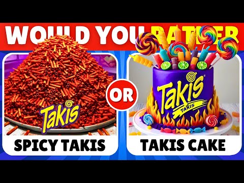 Would You Rather - Real Food vs Candy Edition 🍟🎂