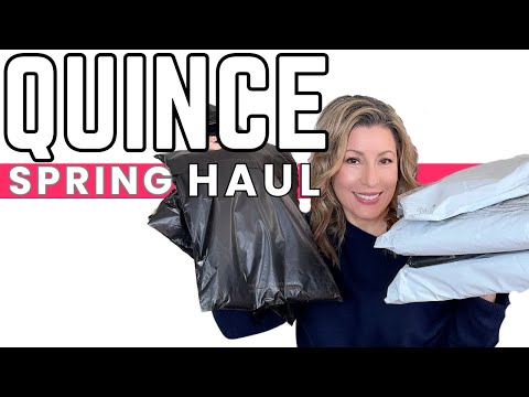 Spring Wardrobe Refresh! 🌸 Quince Try-On Haul & Review for women