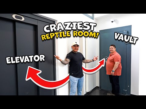 You WON’T Believe This Snake Facility! Snake Room Tour !