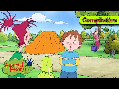 Henry Goes to the Park with Great Aunt Greta | Horrid Henry Compilation | Cartoons for Kids