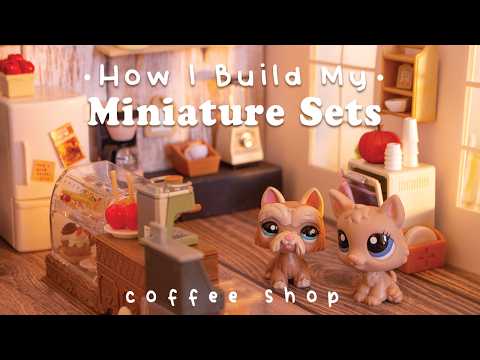 Building a Miniature Autumn Coffee Shop | For LPS, Calico Critters, or Art Toys